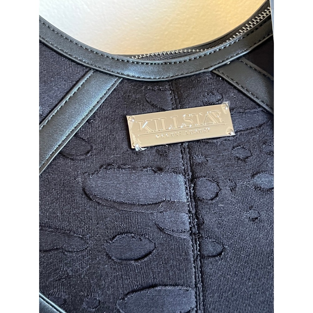Killstar Ashen slouch distressed bag - Picture 6 of 7